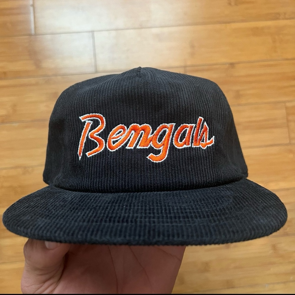 Vintage inspired corduroy Bengals hat